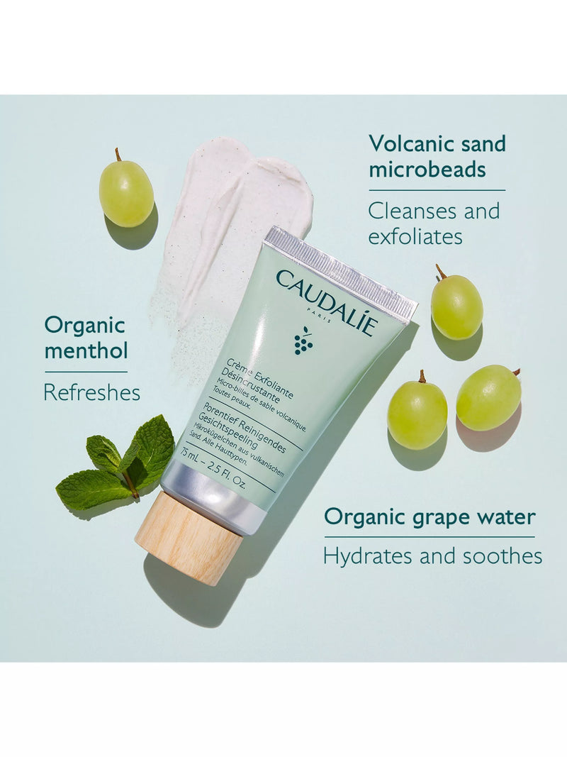Caudalie Deep Cleansing Exfoliator 75ml, imported from the UK