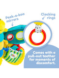 Lamaze firefly activity toy with peek-a-boo mirror and teether, UK version