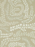 Wallpaper with wild clover and maidenhair fern pattern, UK version