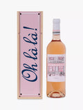 La Petit Bonbon rose wine in decorative tin lid box 75cl, imported from the UK