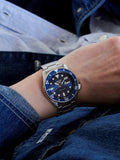 Seiko 5 Sports automatic watch blue dial, UK version