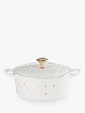 Le Creuset cast iron mini hearts round casserole 22cm, imported from the UK