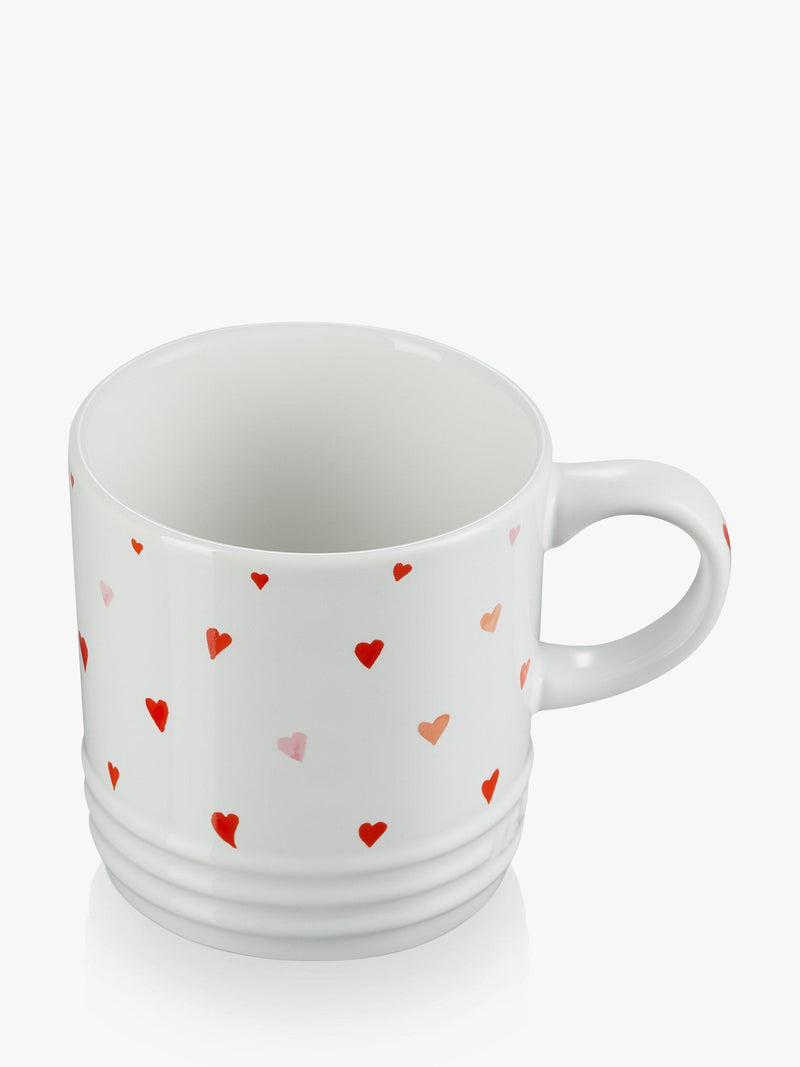 Le Creuset stoneware mini hearts mug 350ml, UK version