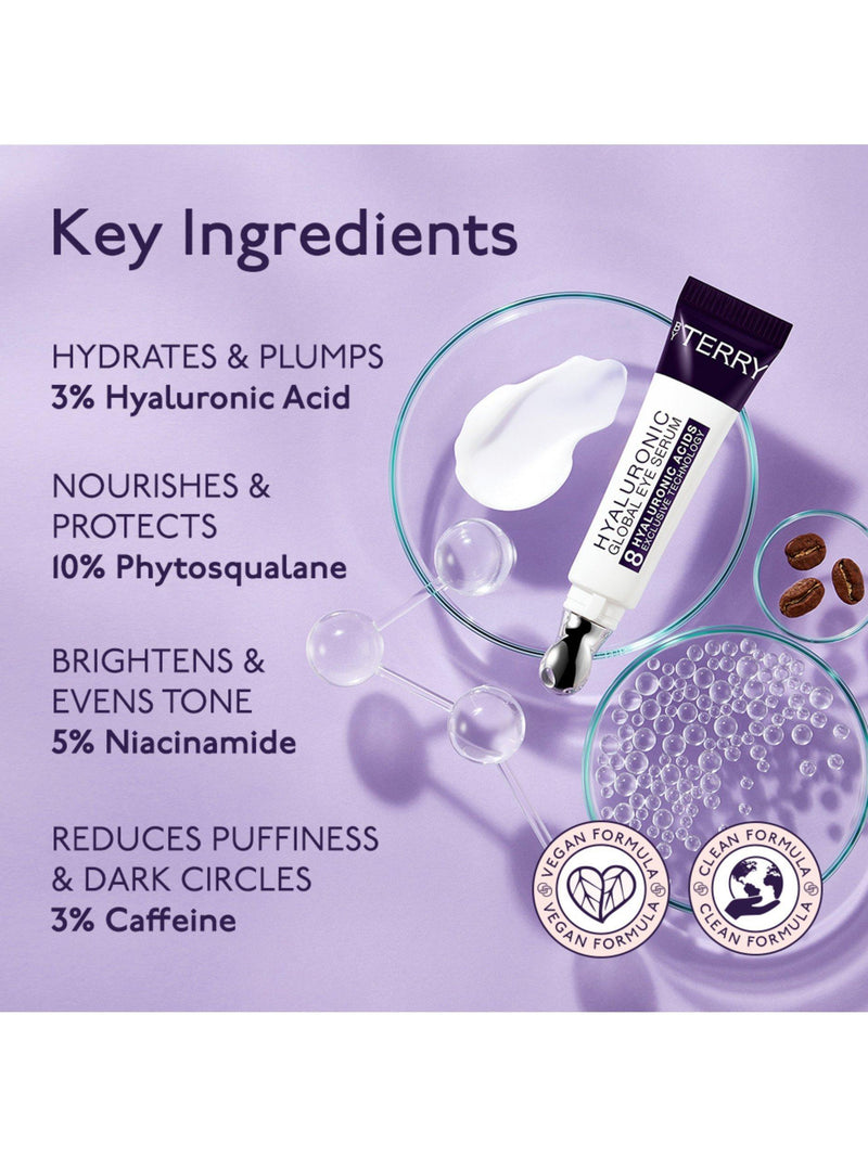 BY TERRY Hyaluronic Global Eye Serum 15ml (British brand)