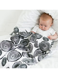 Etta Loves sensory muslin squares with plant prints, pack of 3 - British product