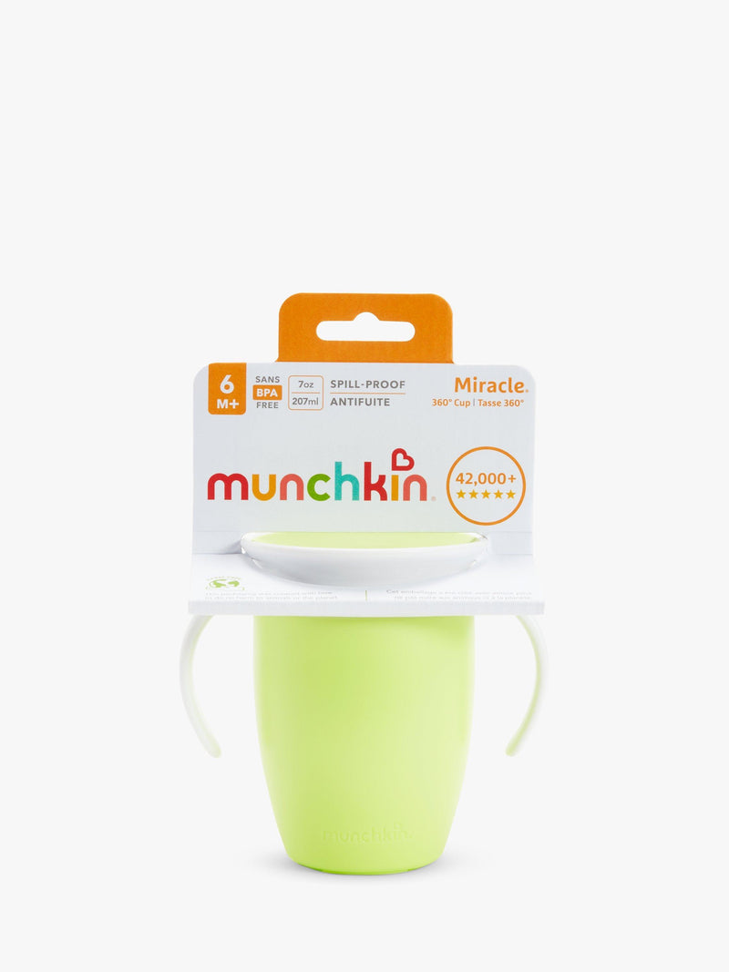 Munchkin sippy cup 360 degree trainer 7oz, imported from the UK
