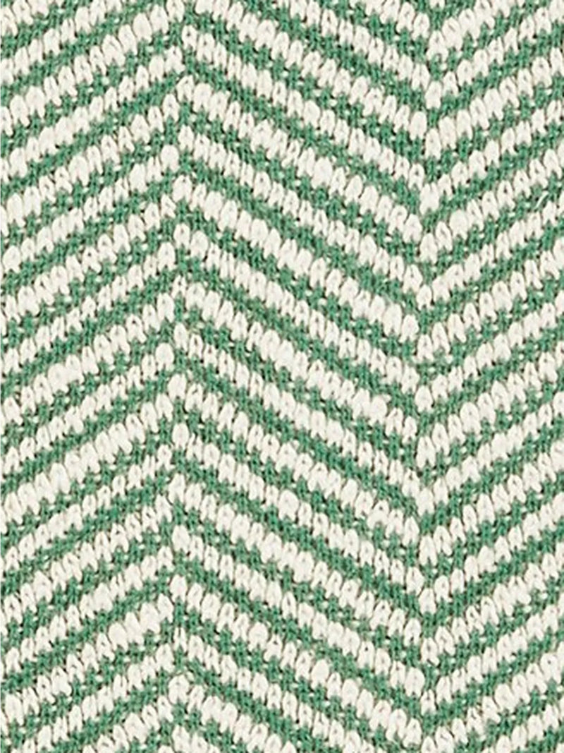 John Lewis Herringbone Knit Throw - Blue
