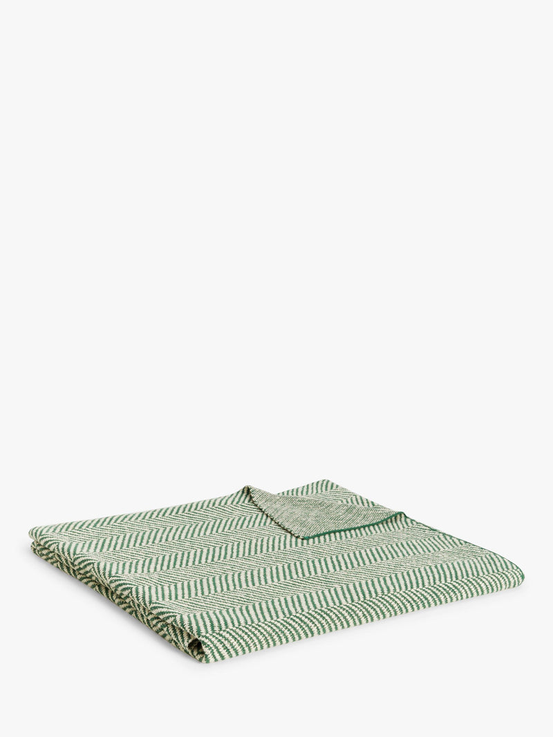 John Lewis herringbone knit throw king size, imported from the UK