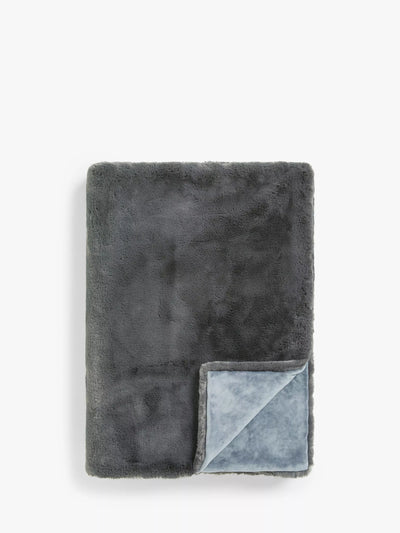 John Lewis John Lewis Faux Fur Throw 200 x 150cm- Buy online at McGrocer