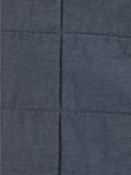 John Lewis Linen Blend Quilted Bedspread - Denim Blue