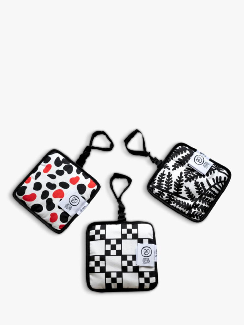 Etta Loves sensory hanging squares pack of 3 - British product