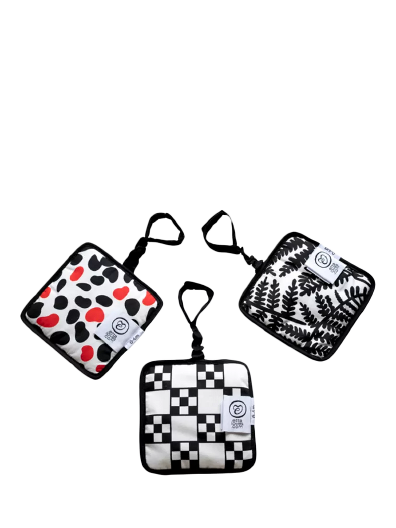 Etta Loves sensory hanging squares pack of 3 - British product