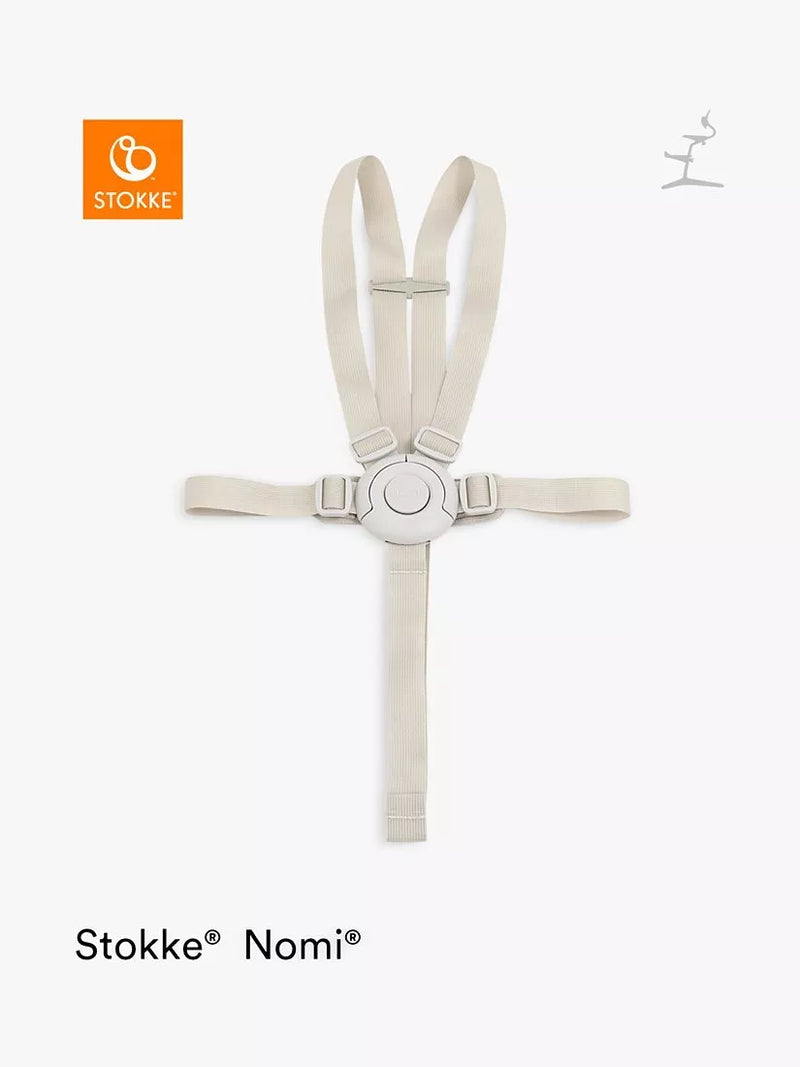 Stokke Nomi Highchair Harness Natural White (British brand)