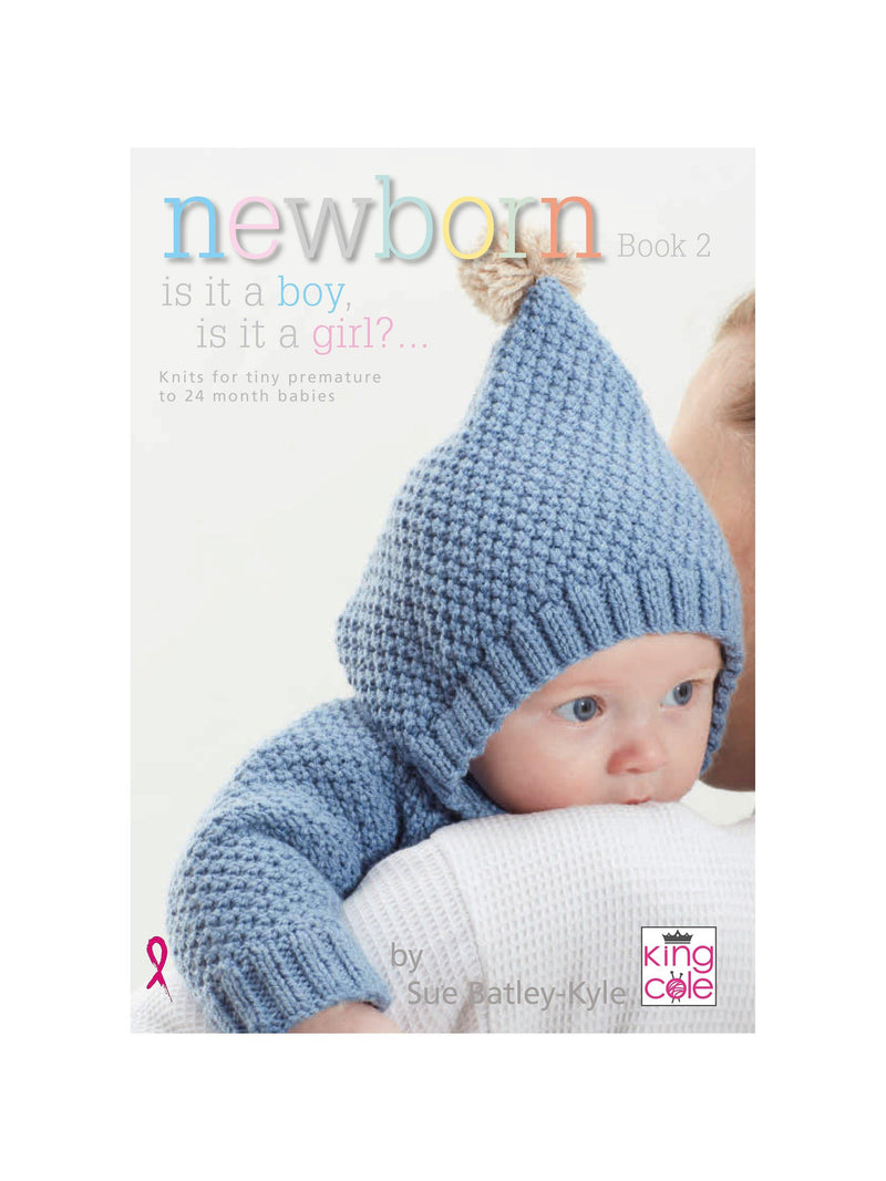 King Cole newborn knitting book 2 by Sue Batley-Kyle, UK version