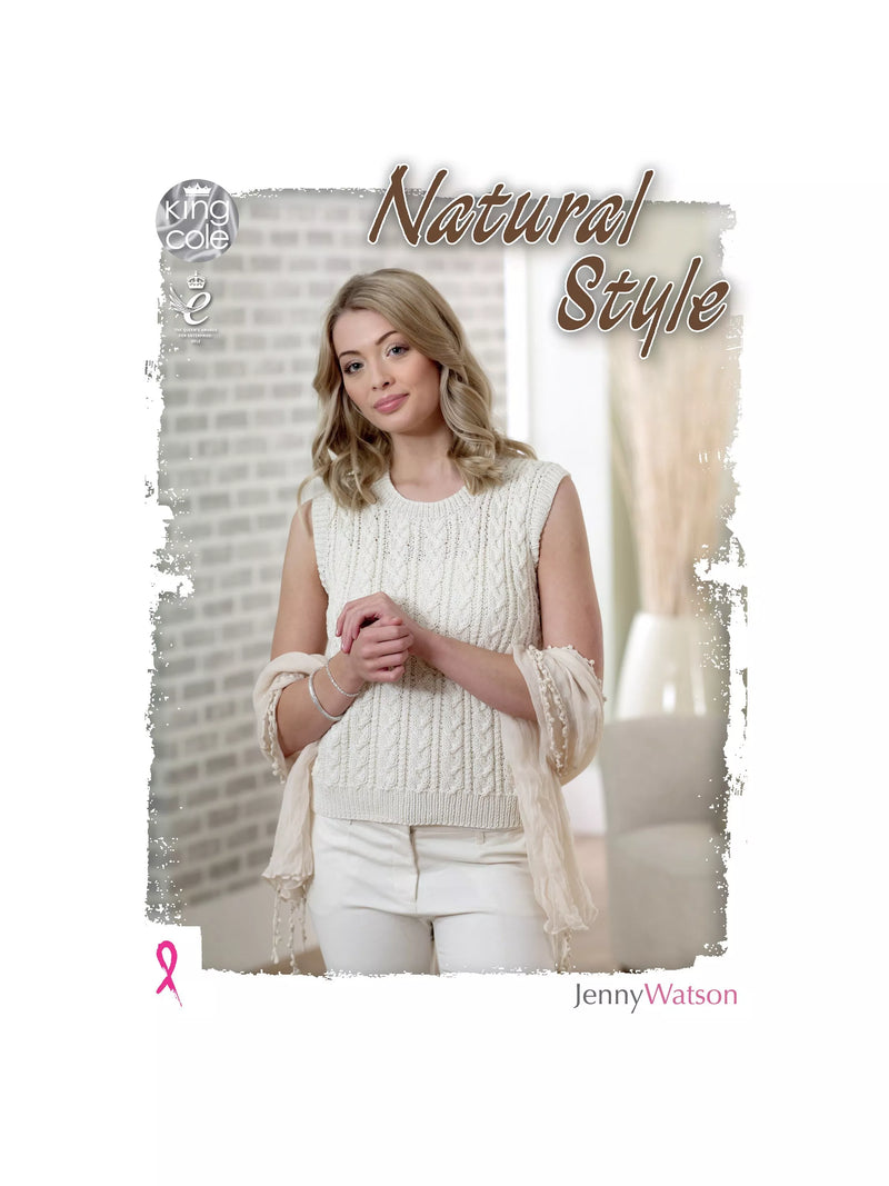 King Cole Natural Style knitting pattern booklet by Jenny Watson, UK version