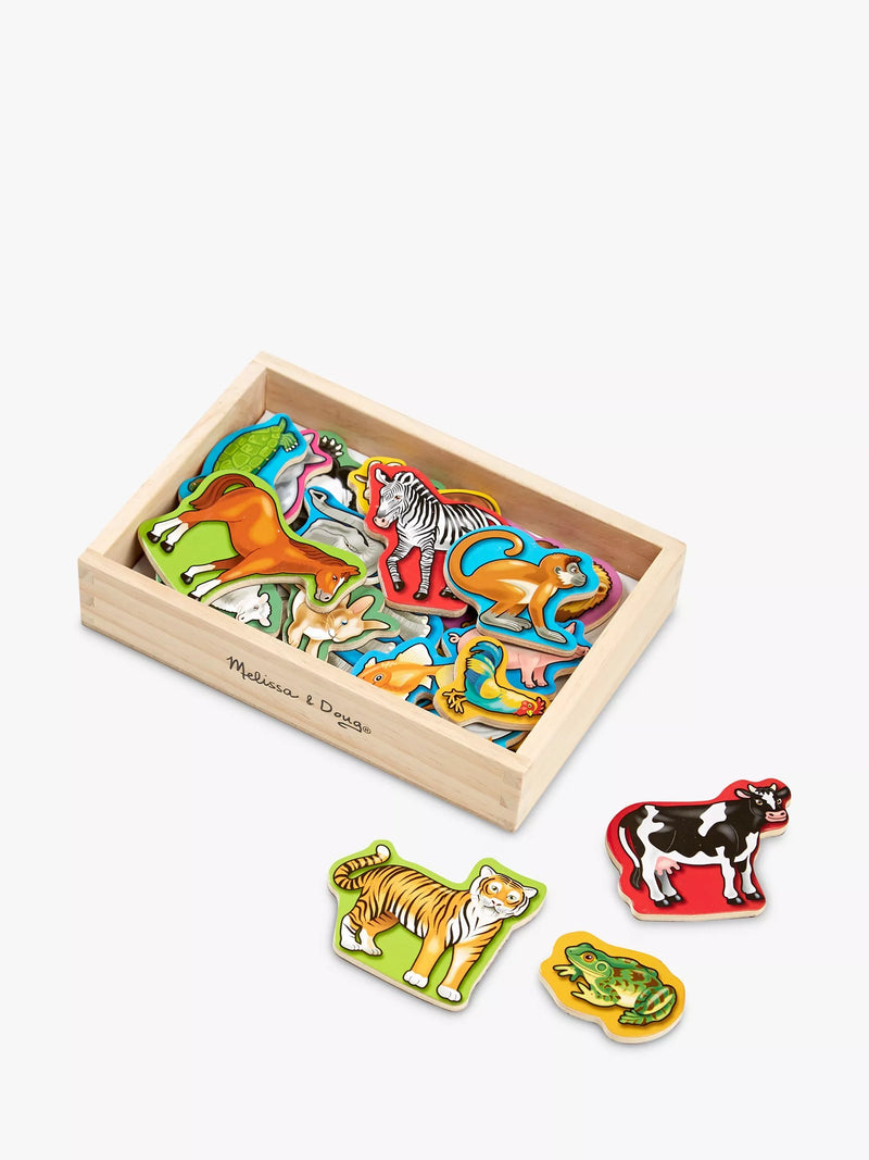Melissa & Doug Wooden Animal Magnets set 20-pieces, UK version