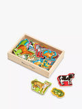 Melissa & Doug Wooden Animal Magnets set 20-pieces, UK version