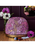 Sara Miller bird and florals cosmetic bag purple (British brand)