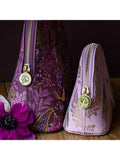 Sara Miller bird and florals cosmetic bag purple (British brand)