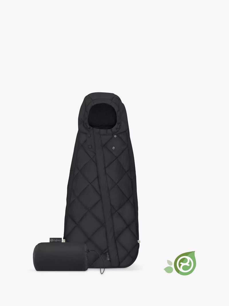 Cybex compact footmuff for infant car seats in black - British product