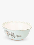 Yvonne Ellen blue multi elephant fine china serving bowl 25cm - British product