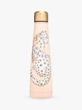 Yvonne Ellen leopard stainless steel drinks bottle pink/multi 400ml (British brand)