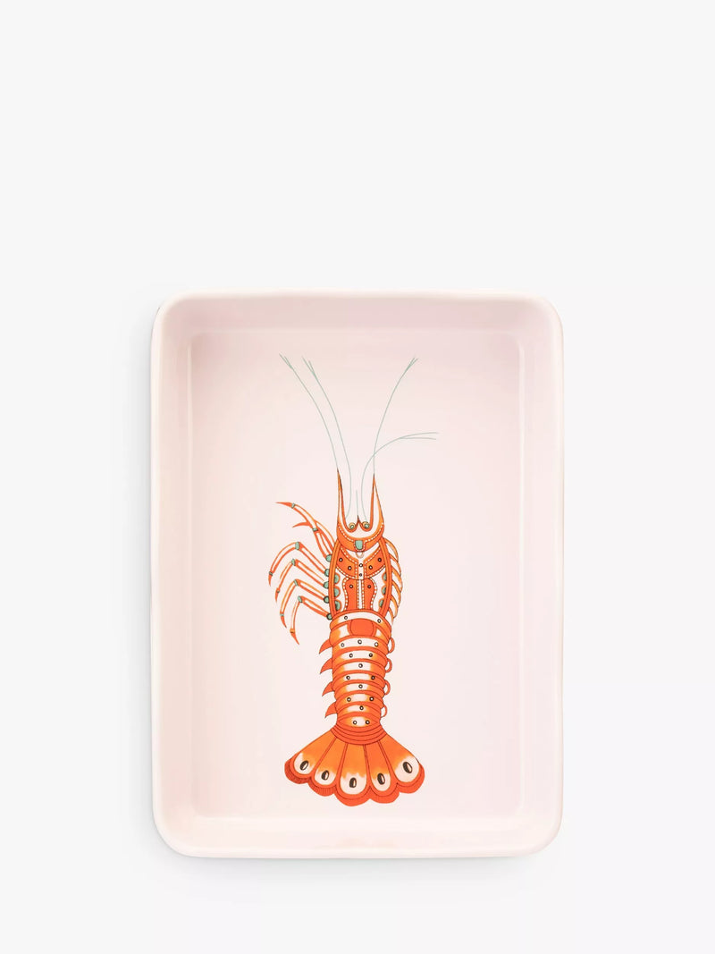 Yvonne Ellen lobster stoneware roaster 30cm, imported from the UK