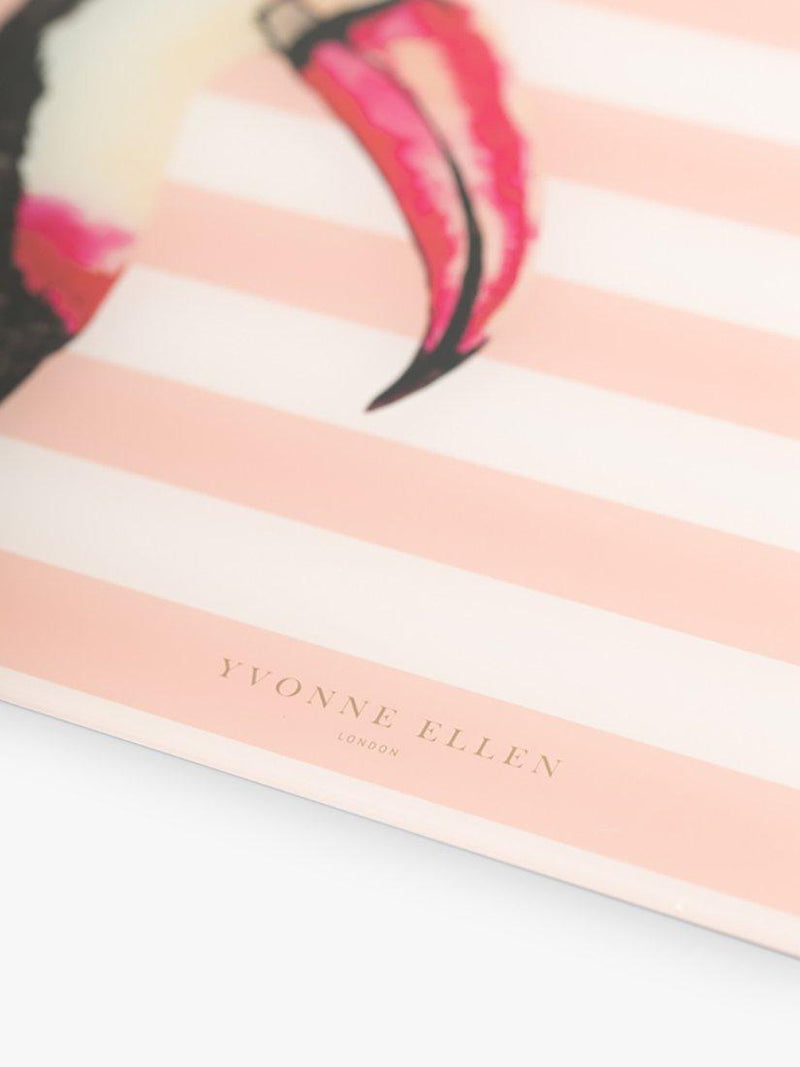 Yvonne Ellen toucan worktop saver pink multi, imported from the UK