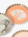 Yvonne Ellen coasters set of 4 round fine china, imported from the UK