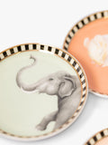 Yvonne Ellen coasters set of 4 round fine china, imported from the UK