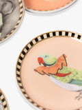 Yvonne Ellen coasters set of 4 round fine china, imported from the UK