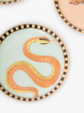 Yvonne Ellen coasters set of 4 round fine china, imported from the UK