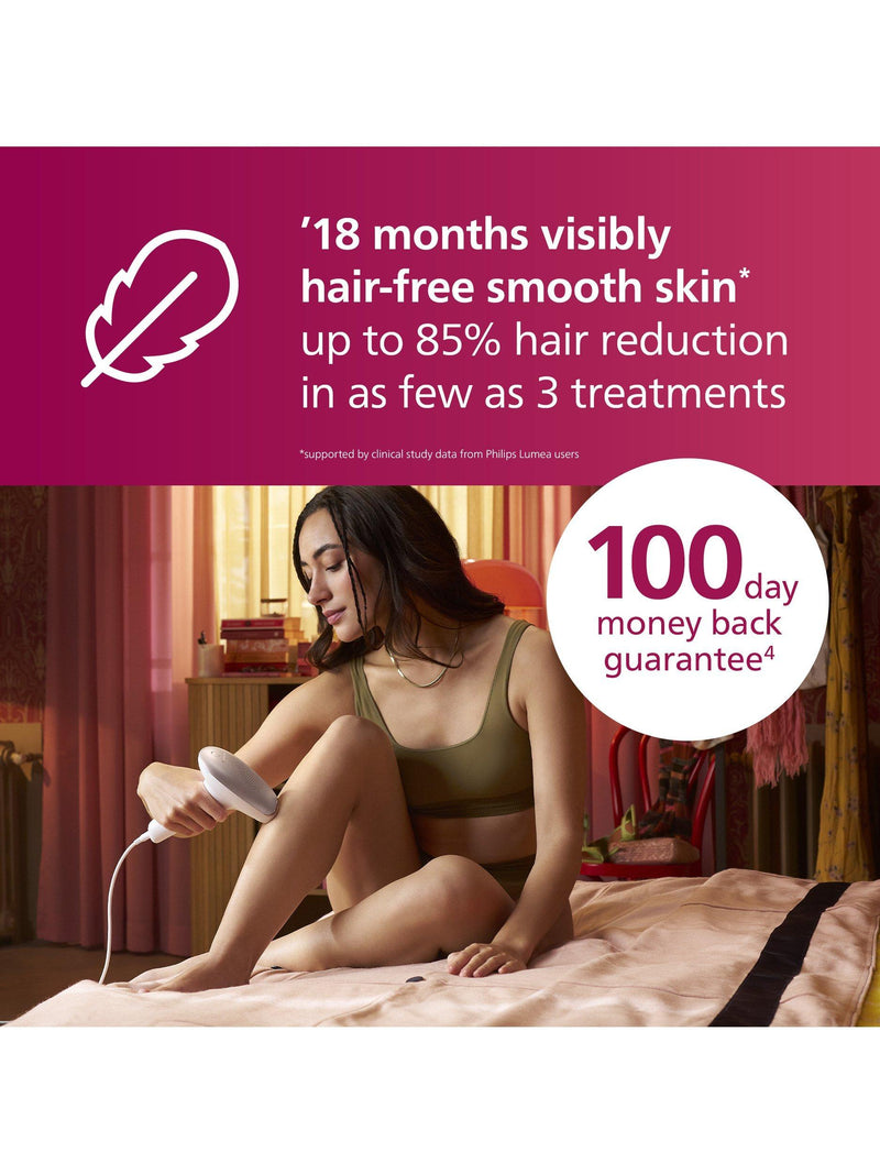 Philips Lumea 7000 IPL hair removal device white, imported from the UK
