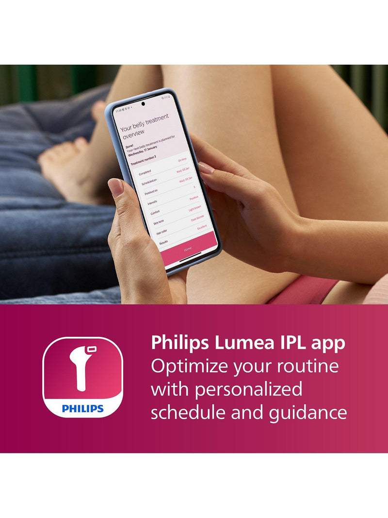 Philips Lumea 7000 IPL hair removal device white, imported from the UK