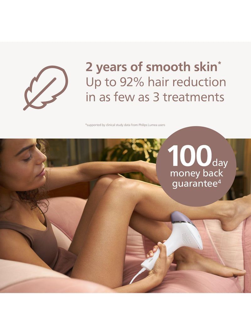 Philips Lumea 8000 Series IPL hair removal device white, imported from the UK