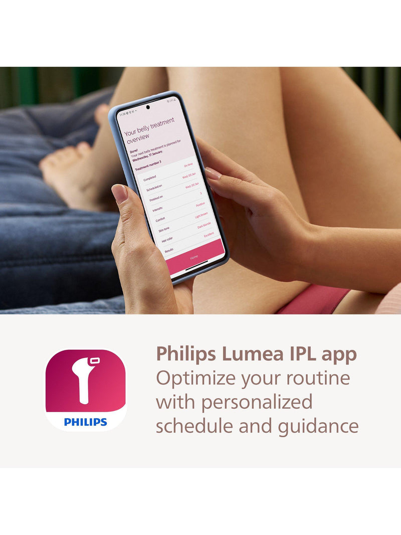 Philips Lumea 8000 Series IPL hair removal device white, imported from the UK