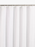 John Lewis Textured Waffle Recycled Polyester Shower Curtain - White
