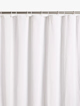 John Lewis John Lewis Textured Seersucker Recycled Polyester Shower Curtain White 180x180cm- Buy online at McGrocer
