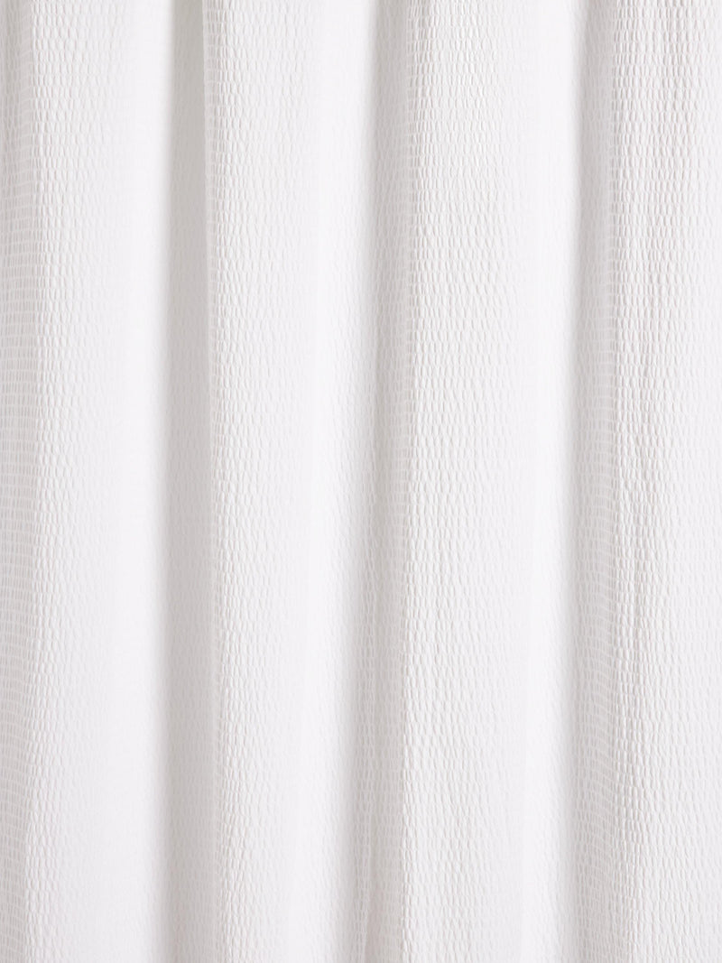 John Lewis white seersucker shower curtain, UK version
