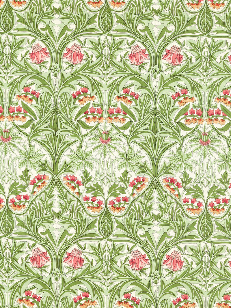 Morris & Co. Bluebell linen blend fabric, imported from the UK