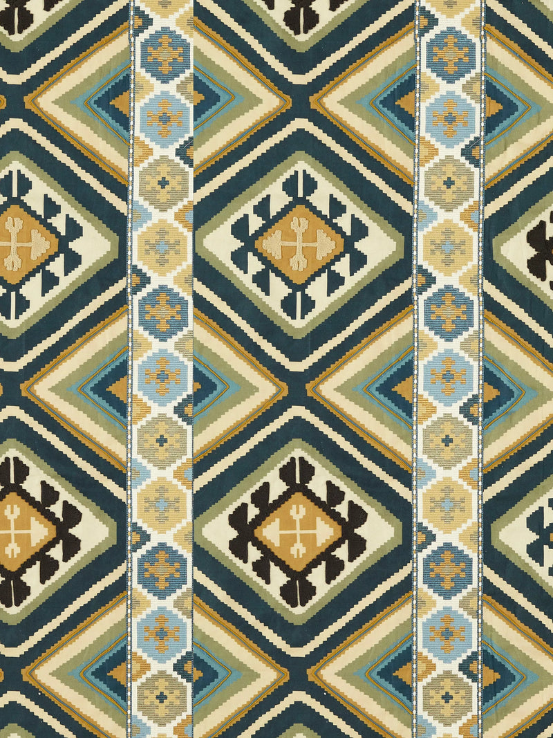 Morris & Co. Dorothy's Kilim Furnishing Fabric 138.5cm