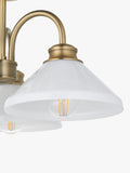 John Lewis Tula semi flush ceiling light matt antique brass, UK version