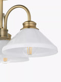 John Lewis Tula semi flush ceiling light matt antique brass, UK version