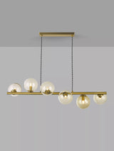 John Lewis John Lewis Champagne Bubble Glass Bar Ceiling Light, Champagne/Warm Brass- Buy online at McGrocer