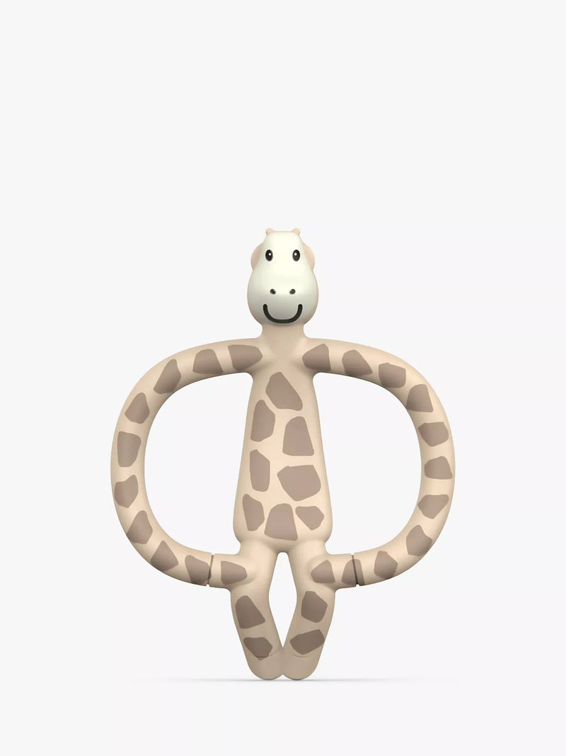 Matchstick Monkey beige giraffe teething toy with gel applicator - British product