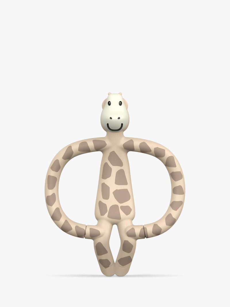 Matchstick Monkey beige giraffe teething toy with gel applicator - British product