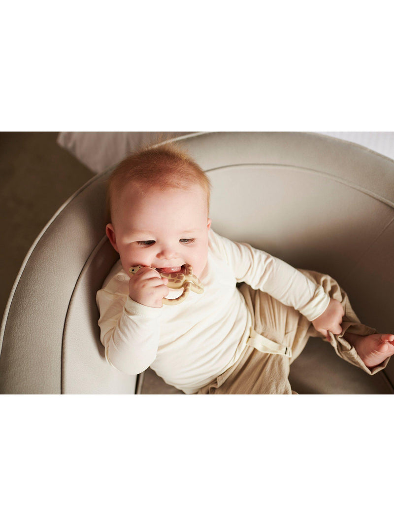 Matchstick Monkey beige giraffe teething toy with gel applicator - British product