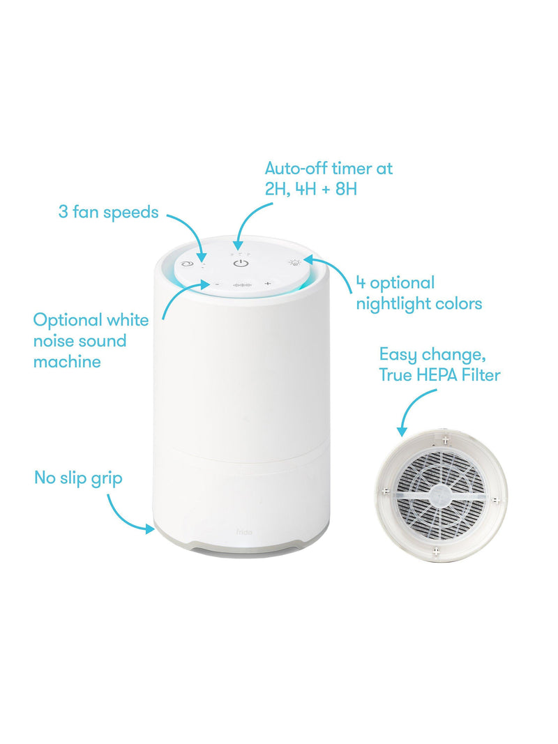Fridababy air purifier with sound machine and nightlight - British product