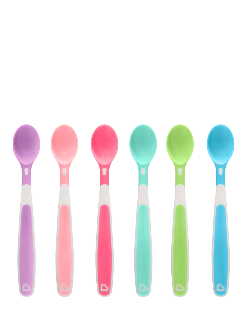 Munchkin Soft Tip Infant Spoons set of 6, imported from the UK