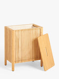 John Lewis slatted bathroom laundry bin bamboo (British brand)